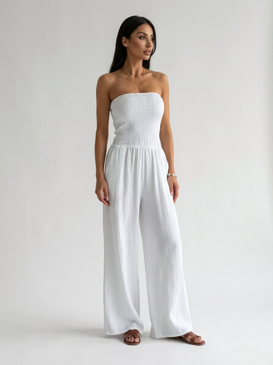 Salopette-short de luxe Elviora