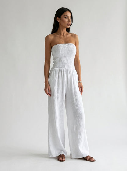 Salopette-short de luxe Elviora
