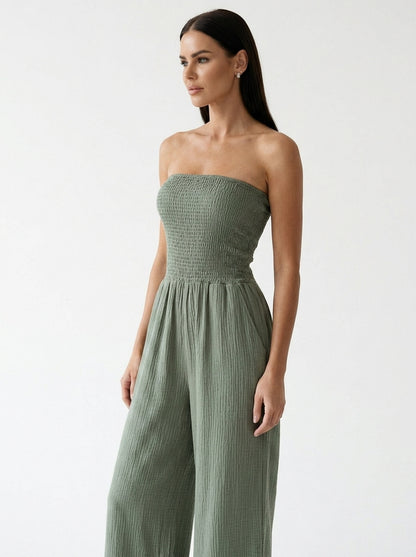 Salopette-short de luxe Elviora