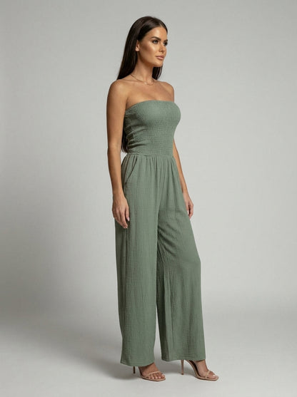 Salopette-short de luxe Elviora