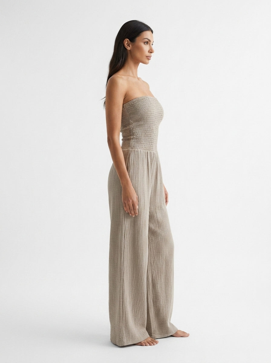 Salopette-short de luxe Elviora
