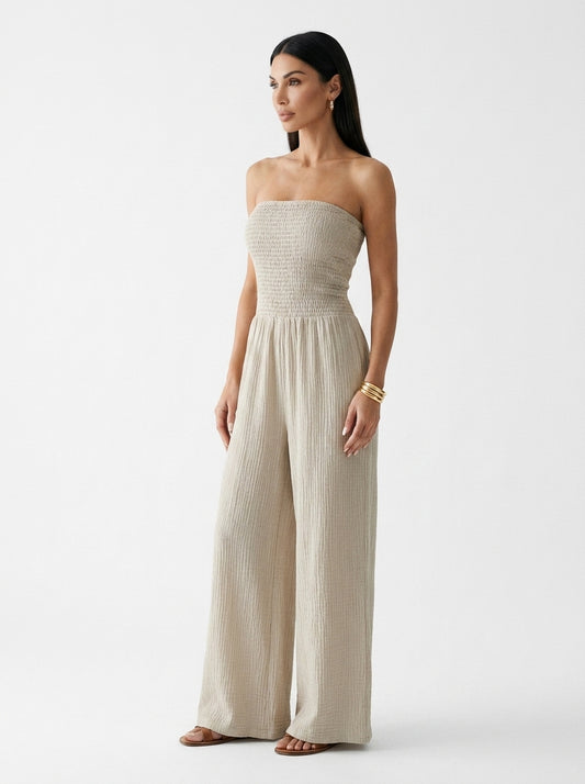 Salopette-short de luxe Elviora