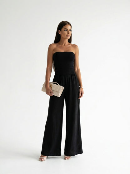 Salopette-short de luxe Elviora
